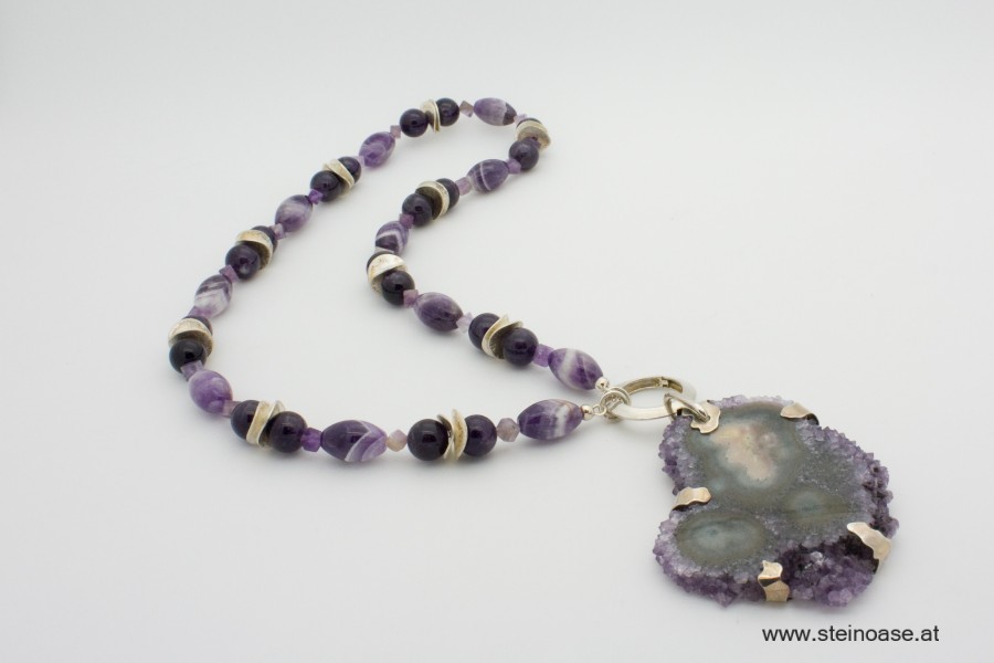 Kette & Anhänger Amethyst